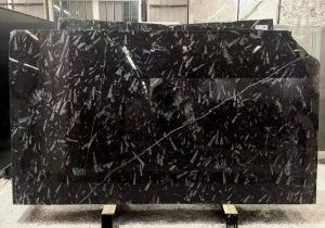 Fossil Black Marble Slab