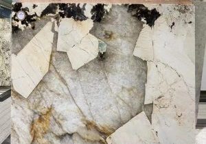 Patagonia Quartzite kitchen countertop slab