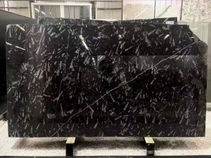 Fossil Black Marble Slab