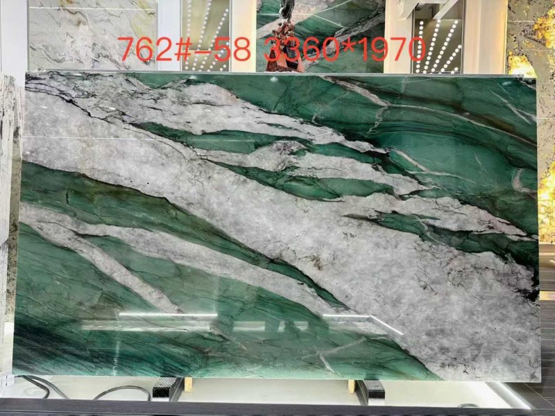 Patagonia Green Quartzite slab Brazil