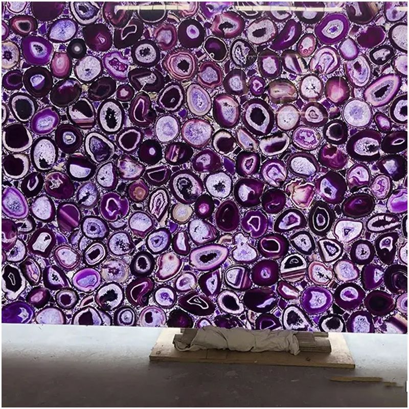Purple Agate Stone Slab