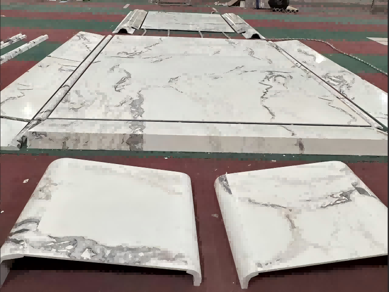 oyster white marble wall tiles