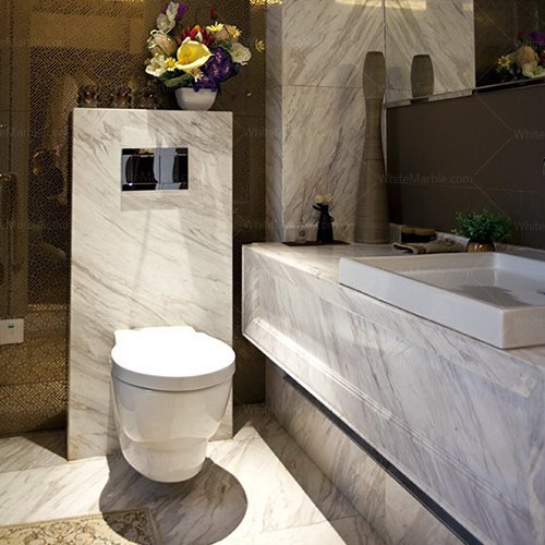 Elegant White Volakas Marble - A New Choice for Decoration