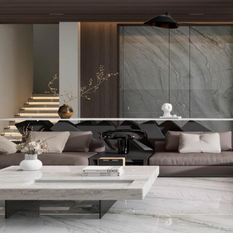 white macaubas quartzite tiles for wall