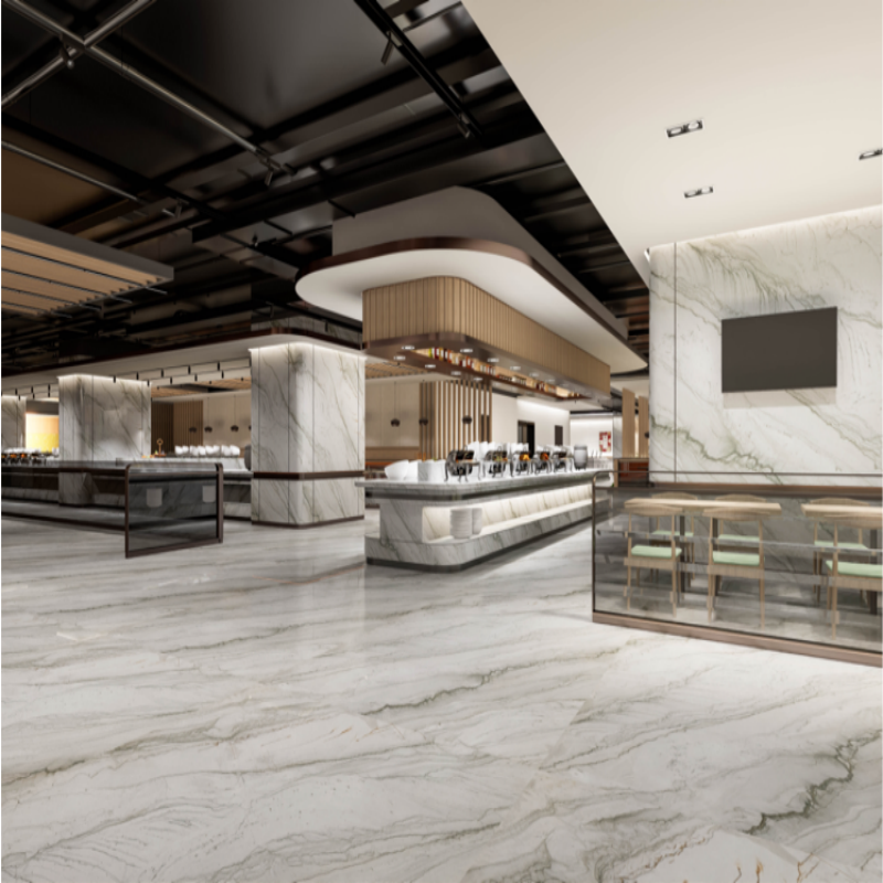 white macaubas quartzite slabs and tiles